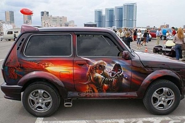 Lada 4x4 (Нива), 2002 аэрография