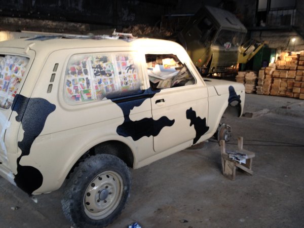 Нива белый камуфляж