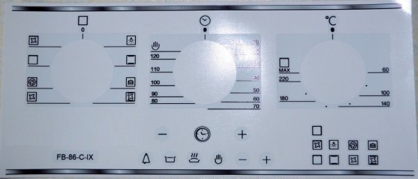Наклейка на духовой шкаф