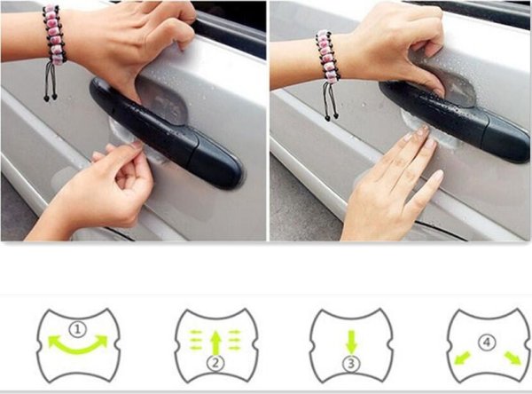 Наклейки на ручки автомобиля