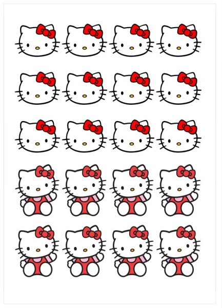 Наклейки Куроми Хеллоу Китти