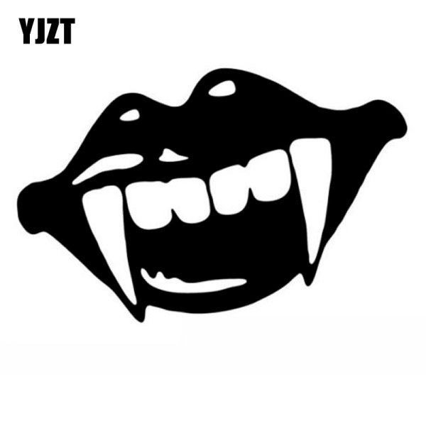 Наклейка клыки