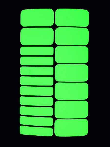 Люминесцентные наклейки на выключатели