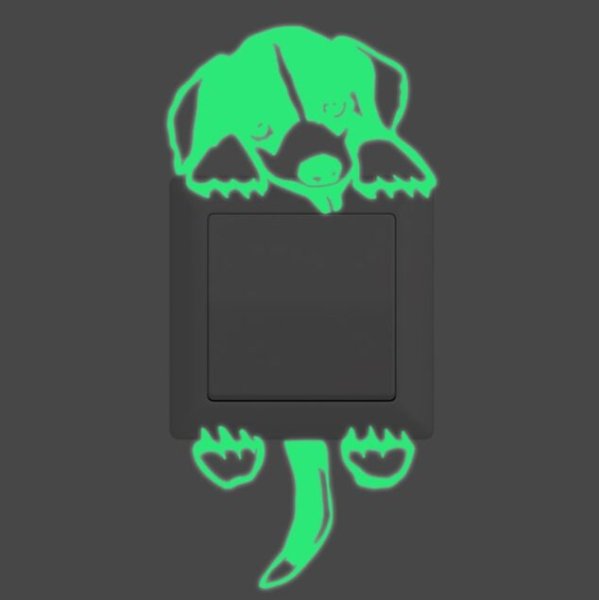 Лягушка светится в темноте