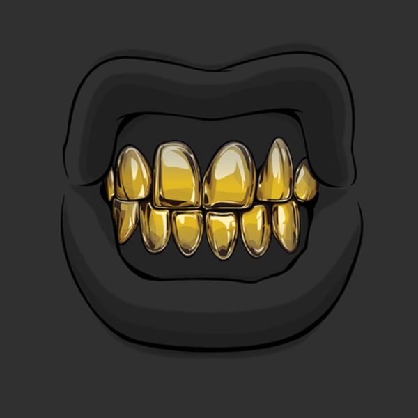 Наклейка зубы акулы