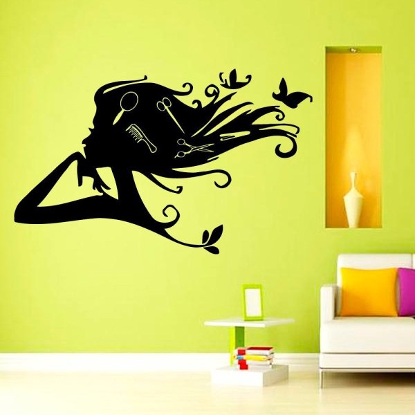 Спортивная наклейка на стену теннисиста