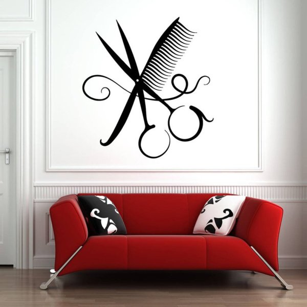 Интерьерная наклейка салон красоты