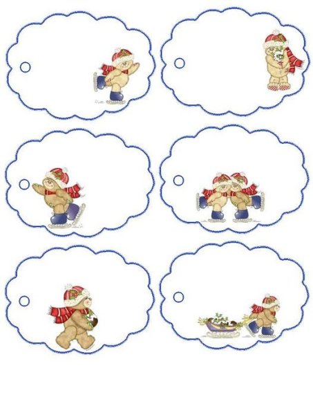 Этикетки для подарков