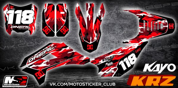 Наклейки Kayo t2 MX