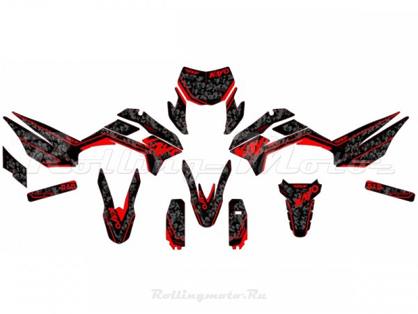 Наклейки на питбайк Kayo 125 EVO