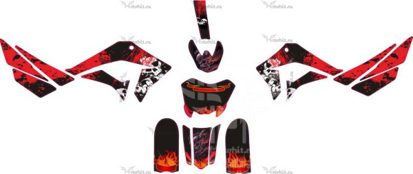 Комплект наклеек Kayo KRZ 140