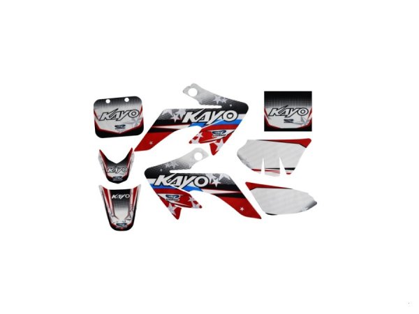 Комплект наклеек на питбайк Kayo Classic yx125ea