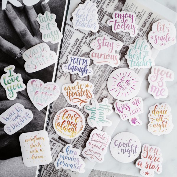 Стикеры для запоминания слов