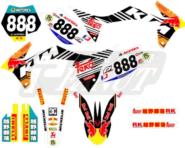 Наклейки на питбайк BSE EVO 110