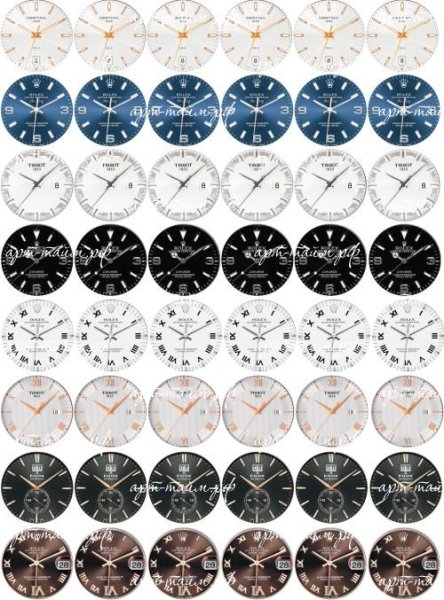 Наклейка циферблат часов