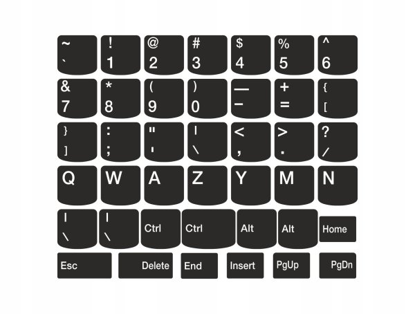 QWERTY клавиатура русско английская