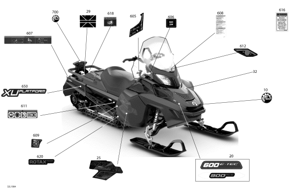 Брызговик на BRP Ski-Doo Summit x 850 g4