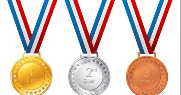 Медали золото серебро бронза