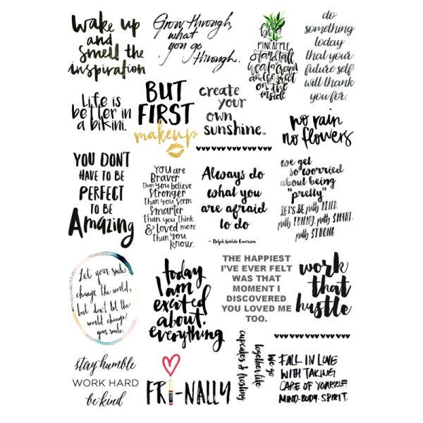 Стикеры буллет журнал