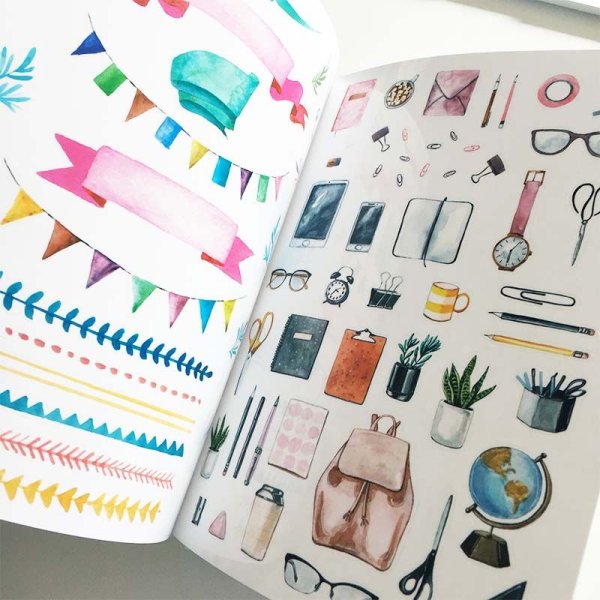 Стикеры для Bullet Journal для печати