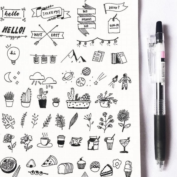 Наклейки для коллажа