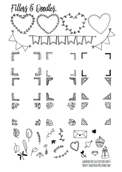 Заготовки для ежедневника