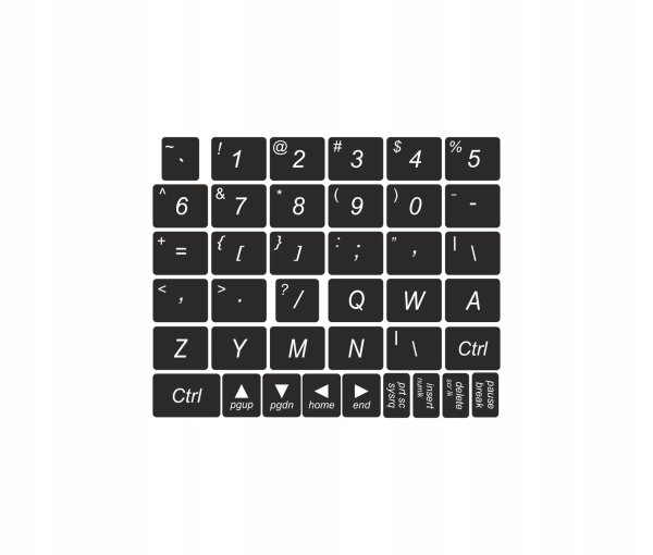 Наклейки на клавиатуру