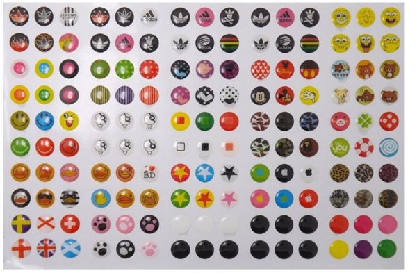 Наклейки на кнопки кнопочного телефона