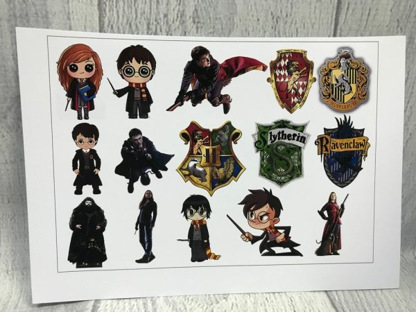 Наклейки Гарри Поттер 50 шт