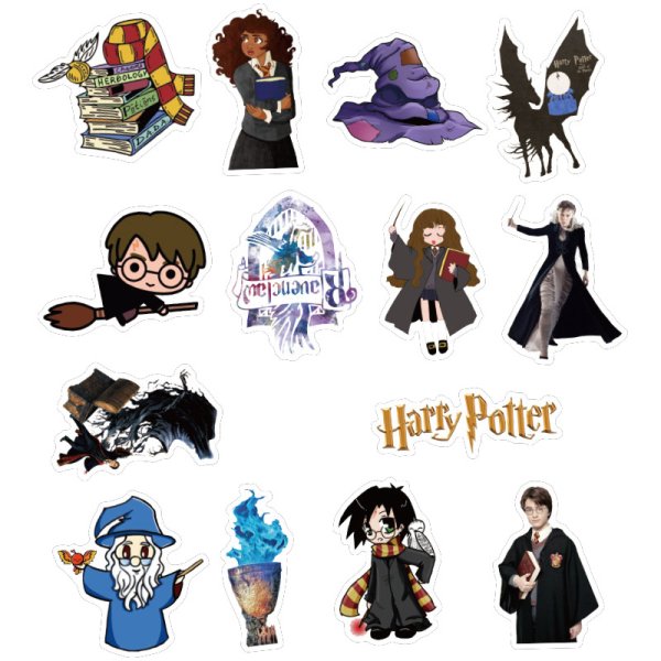 Гарри Поттер герои наклейки