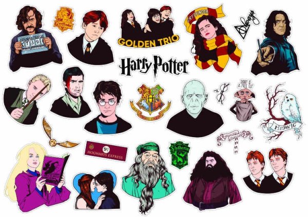 Стикеры Гарри Поттер Гарри Поттер