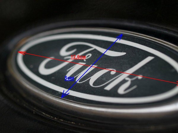 Размер значка на руле Форд фокус 2