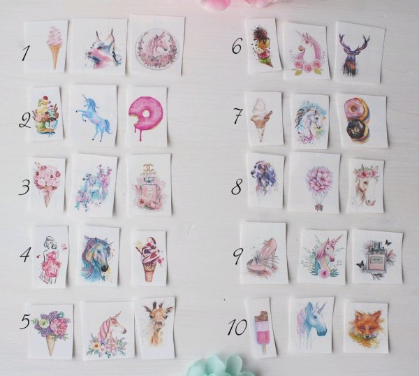 Наклейки для кукольной одежды