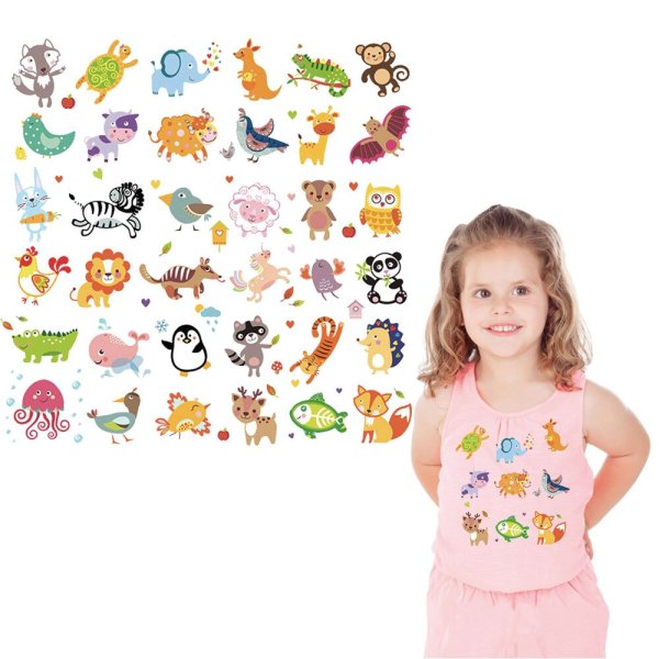 Детские наклейки на одежду