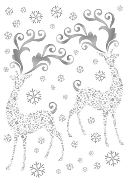 Новогодние узоры на стекле