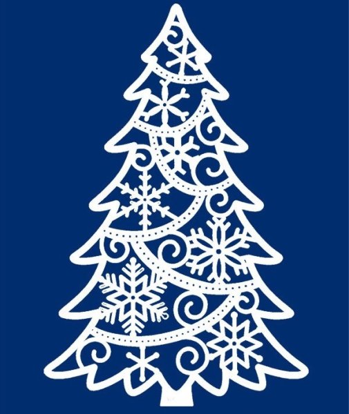 Елочка для украшения окна