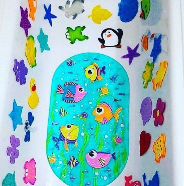 Коврик для малышей в ванную