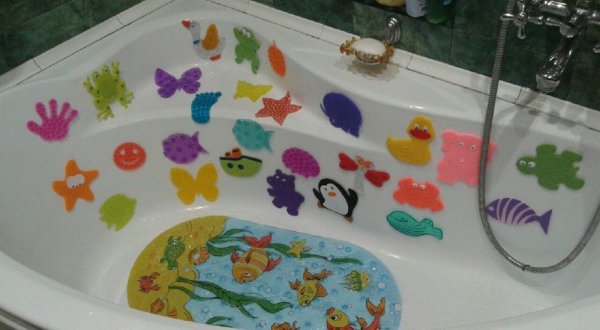 Силиконовые наклейки для ванной