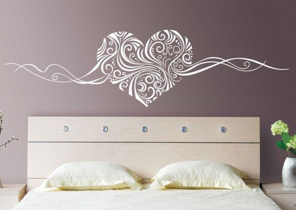 Трафарет для спальни