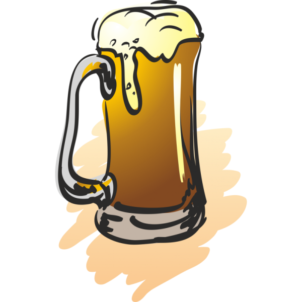 Пиво нарисованное