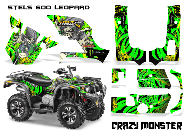 Наклейки на стелс леопард 600