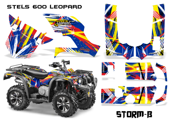 Stels atv 500h наклейка