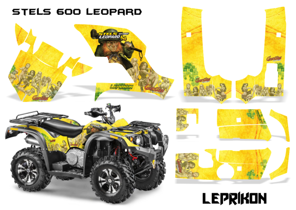 Наклейки стелс гепард 800