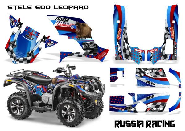 Stels Leopard 600 наклейки