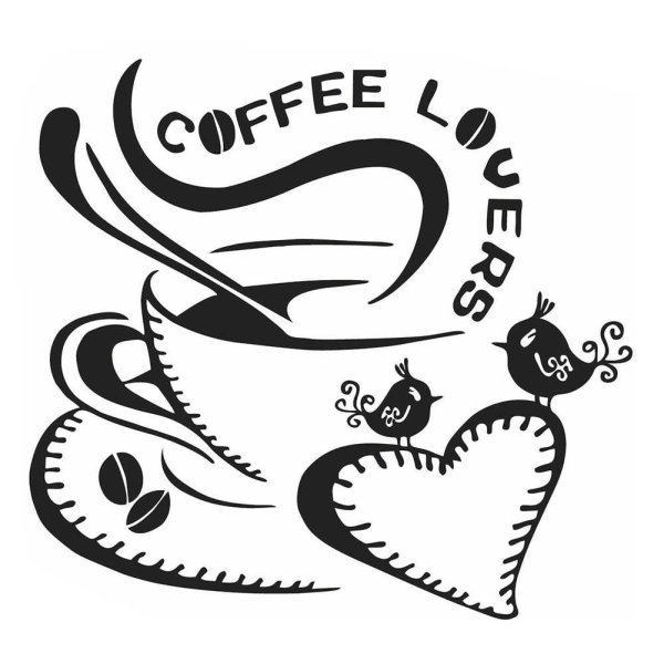 Рекламные наклейки на окна кафе