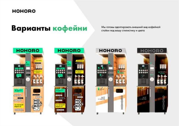 Кофейный аппарат самообслуживания hohoro