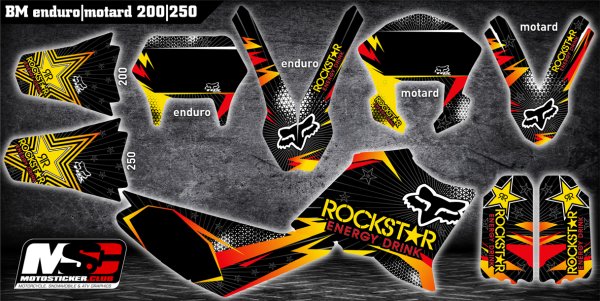 Наклейки Сузуки rmx250s