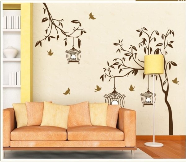 Декоративные наклейки на стену