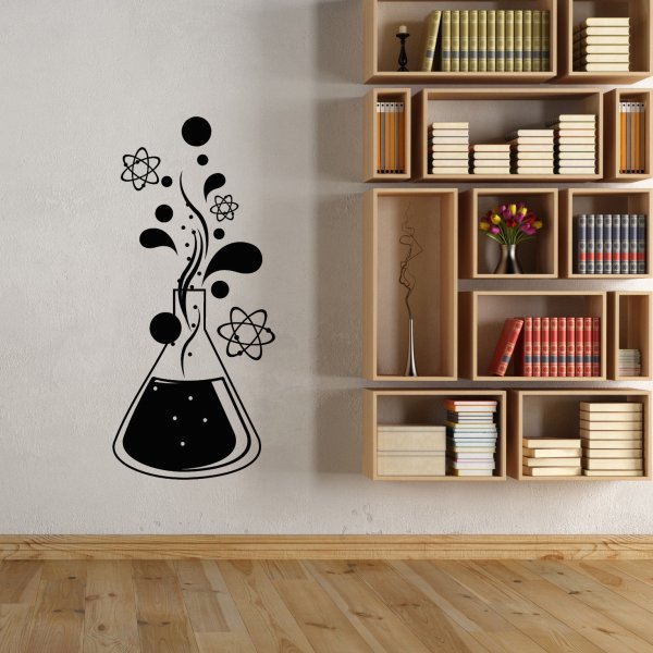 Наклейки на стену химия