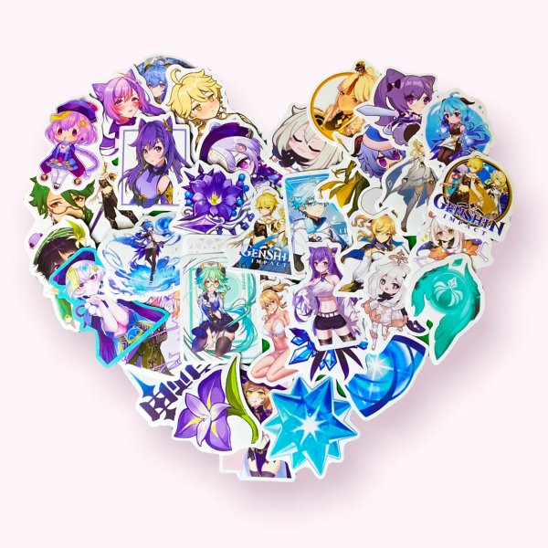 Genshin Impact Геншин Импакт наклейки Стикеры Genshin